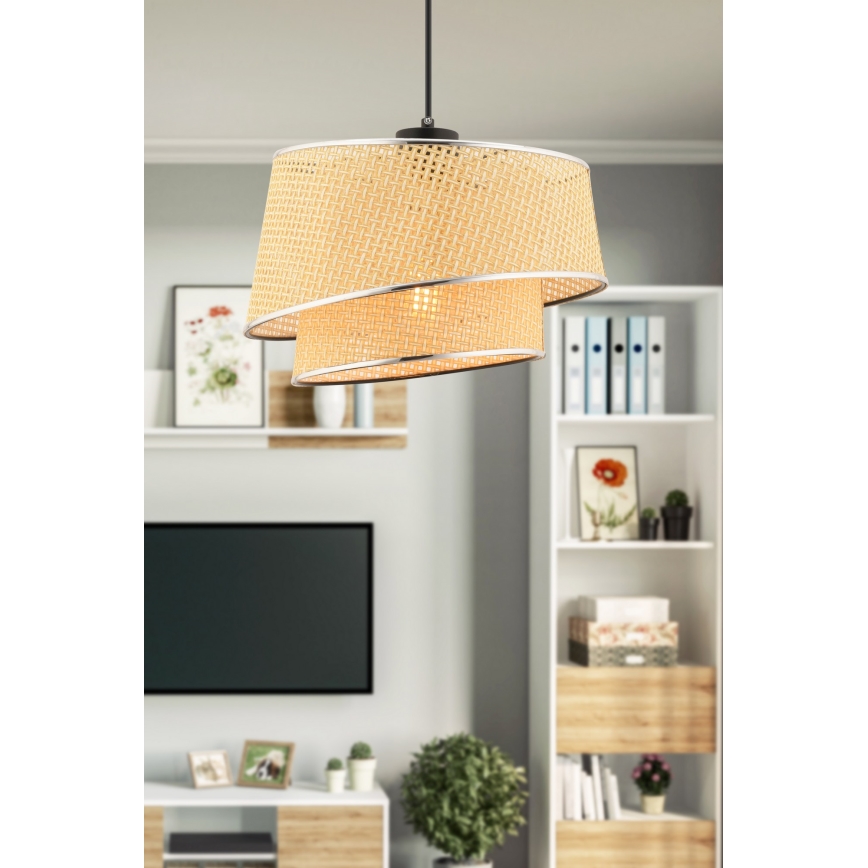 Kovinska svetilka BARETTE 1xE27/60W/230V bežna/sijajni krom