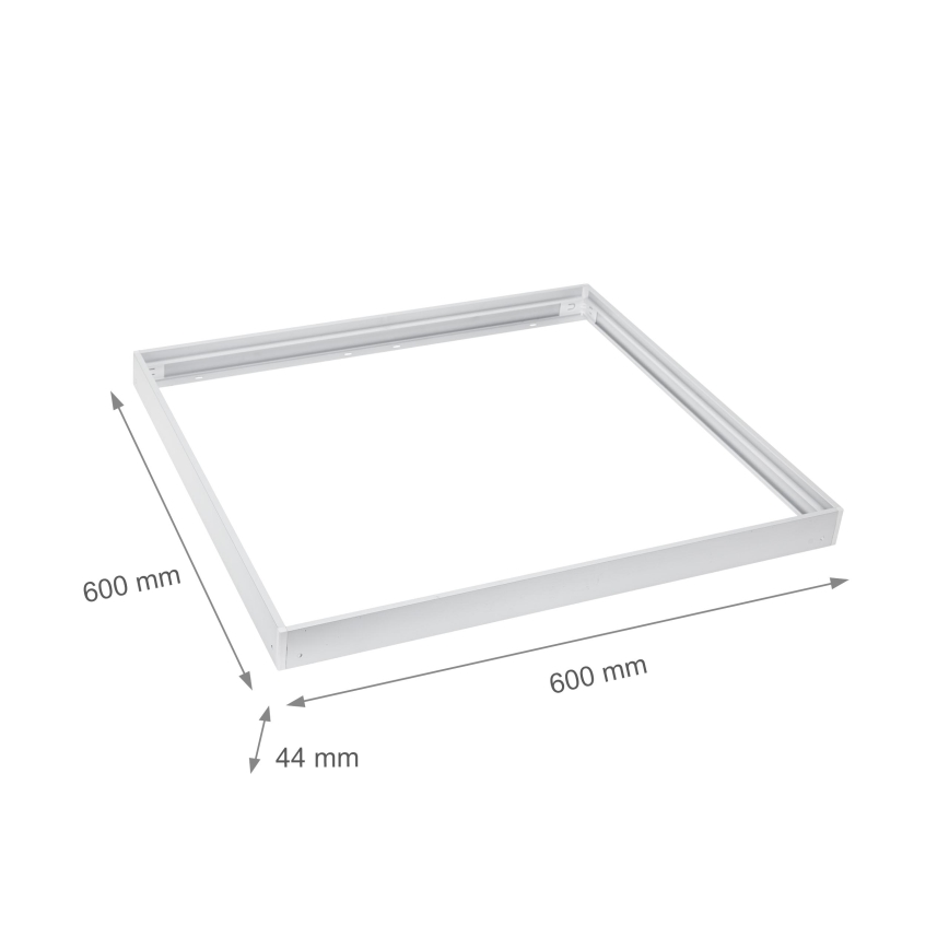 Kovinski okvir za montažo LED panelov 600x600 mm bela