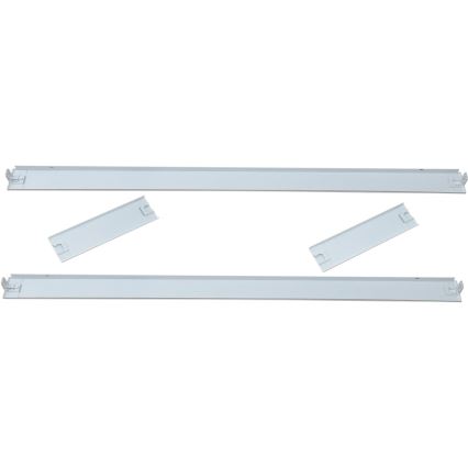 Kovinski okvir za vgradnjo LED panelov STELLA 120x30 cm, bel