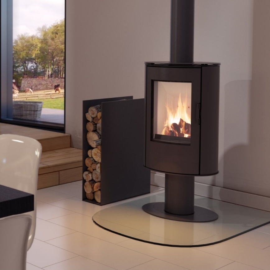 Kratki - Jekleni kamin 8kW 150mm
