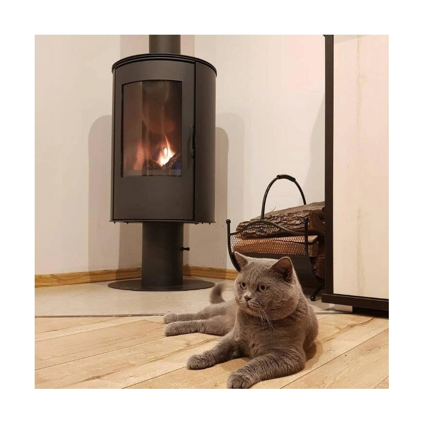 Kratki - Jekleni kamin 8kW 150mm