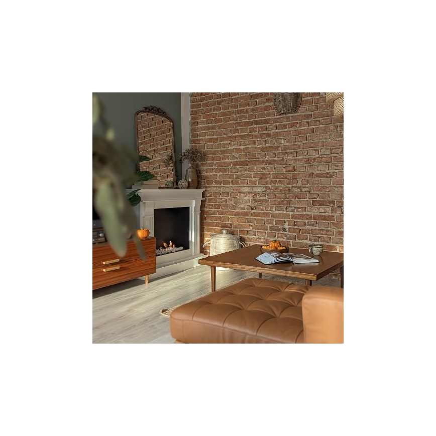 Kratki - BIO kamin 97,9x115 cm 3kW bela