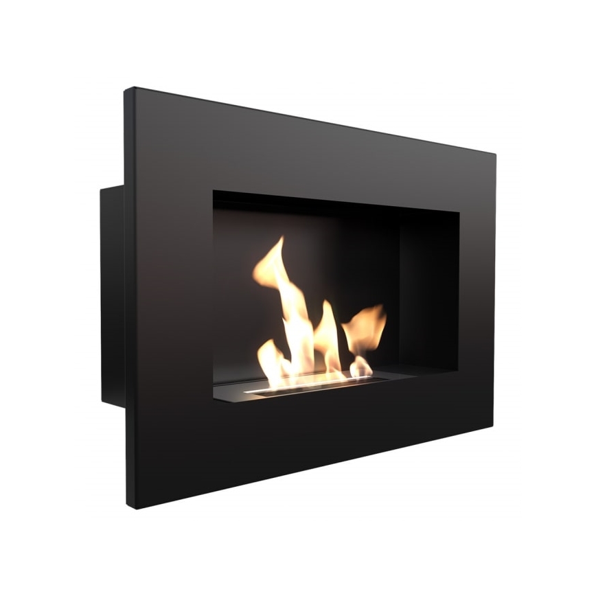 Kratki - Vgradni BIO kamin 40x60 cm 2kW črna