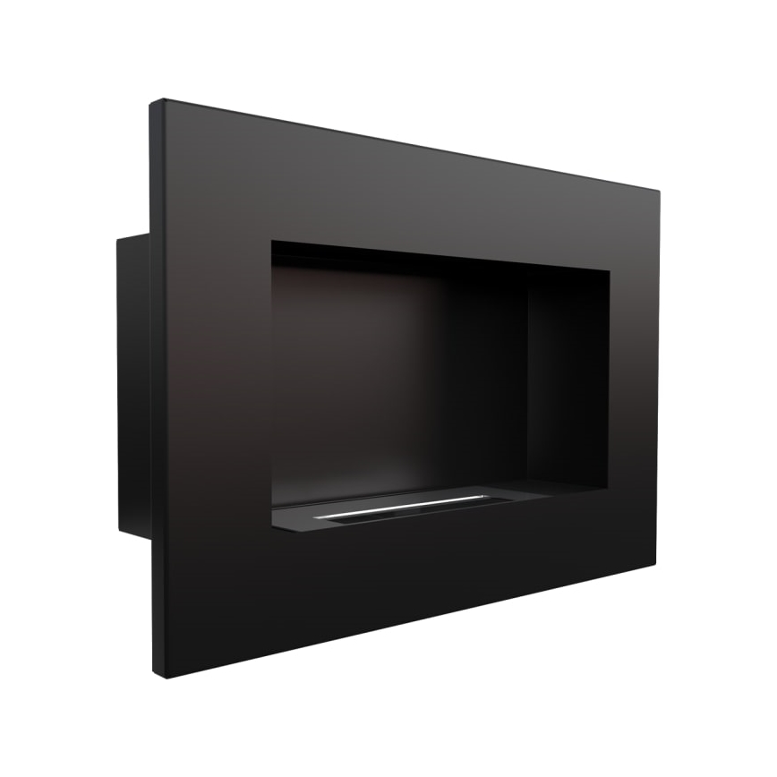 Kratki - Vgradni BIO kamin 40x60 cm 2kW črna