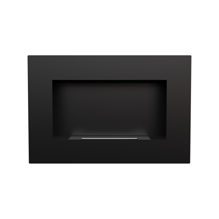 Kratki - Vgradni BIO kamin 40x60 cm 2kW črna
