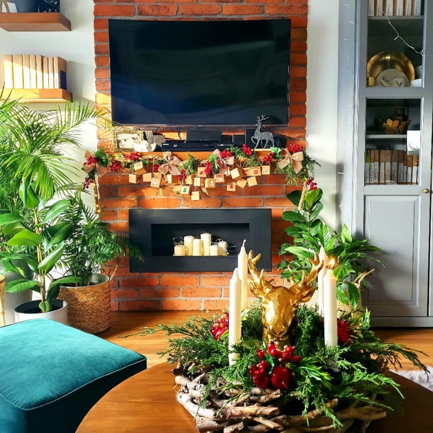 Kratki - Vgradni BIO kamin 40x90 cm 2kW črna