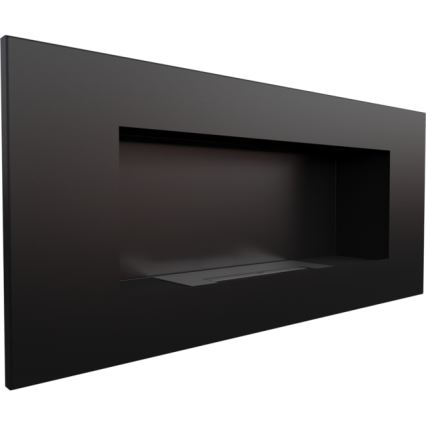 Kratki - Vgradni BIO kamin 40x90 cm 2kW črna