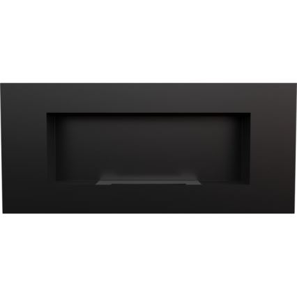 Kratki - Vgradni BIO kamin 40x90 cm 2kW črna