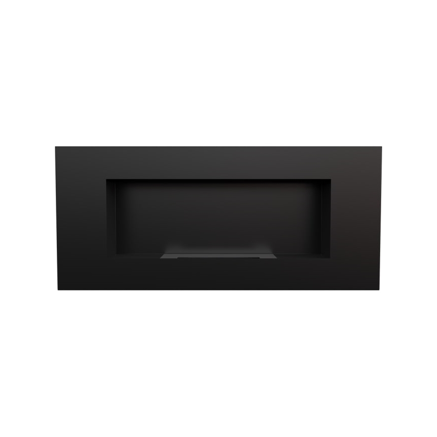 Kratki - Vgradni BIO kamin 40x90 cm 2kW črna