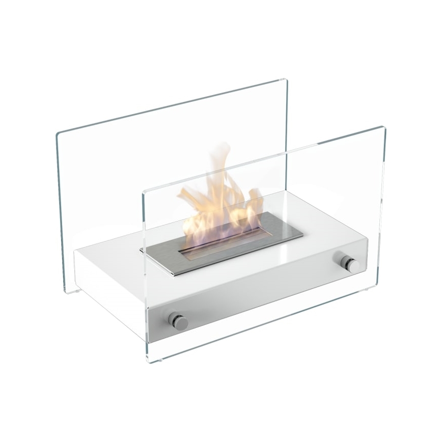 Kratki - BIO kamin 25,2x39cm 1kW bela