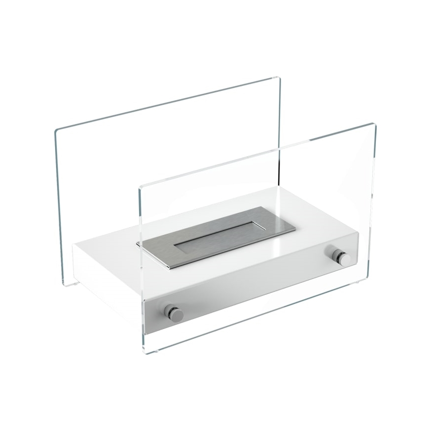 Kratki - BIO kamin 25,2x39cm 1kW bela