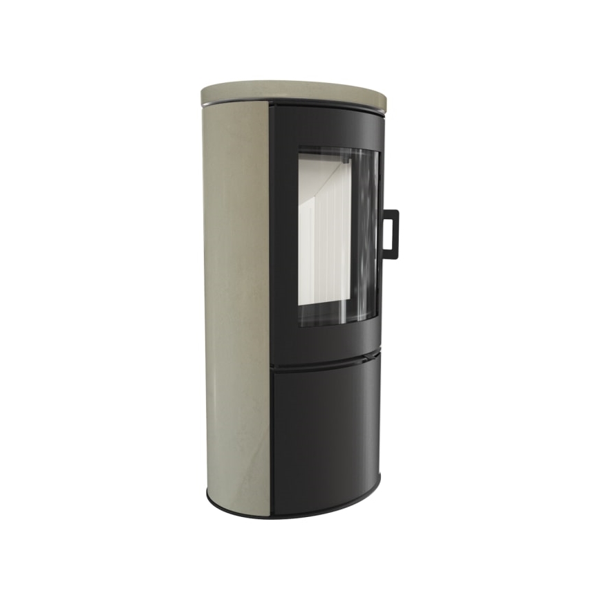 Kratki - Jekleni kamin 8kW 150mm