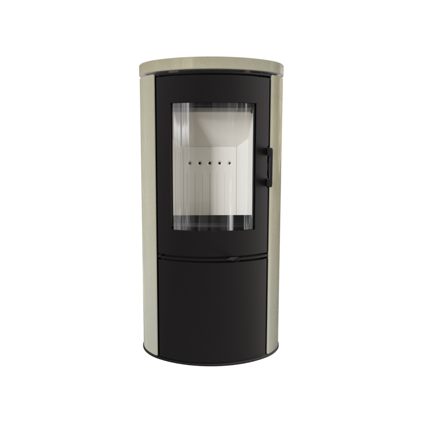 Kratki - Jekleni kamin 8kW 150mm