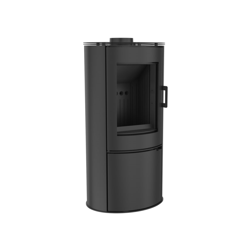 Kratki - Jekleni kamin 8kW 150mm