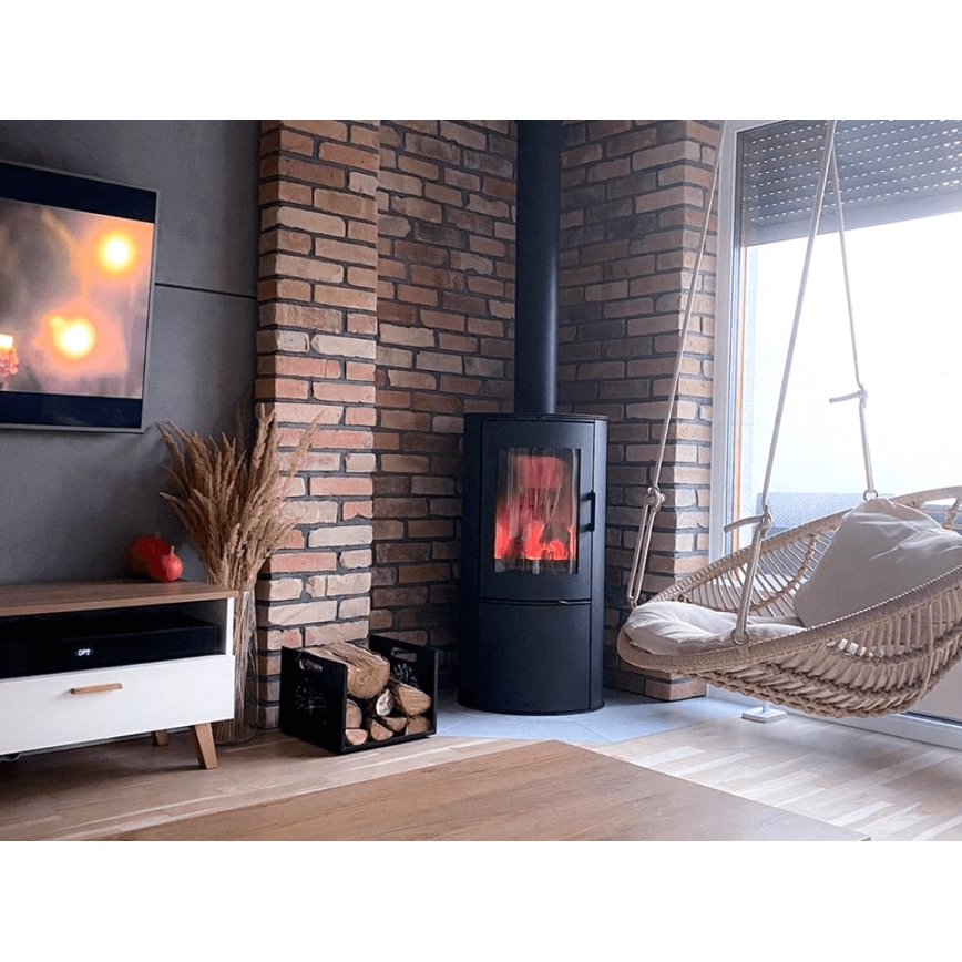 Kratki - Jekleni kamin 8kW 150mm