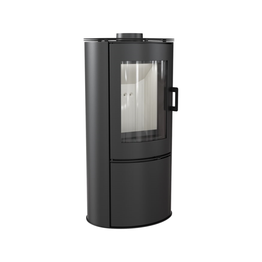 Kratki - Jekleni kamin 8kW 150mm