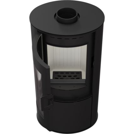 Kratki - Jekleni kamin 8kW 150mm