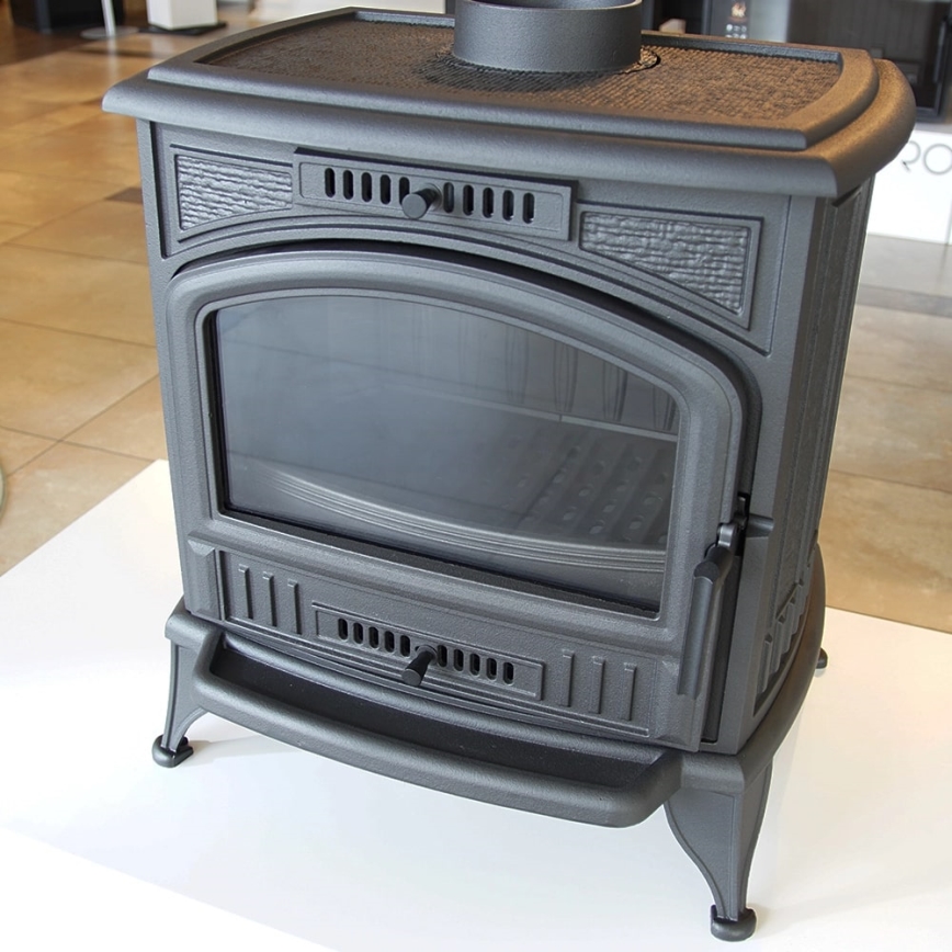 Kratki - Litoželezni kamin 8kW 130mm