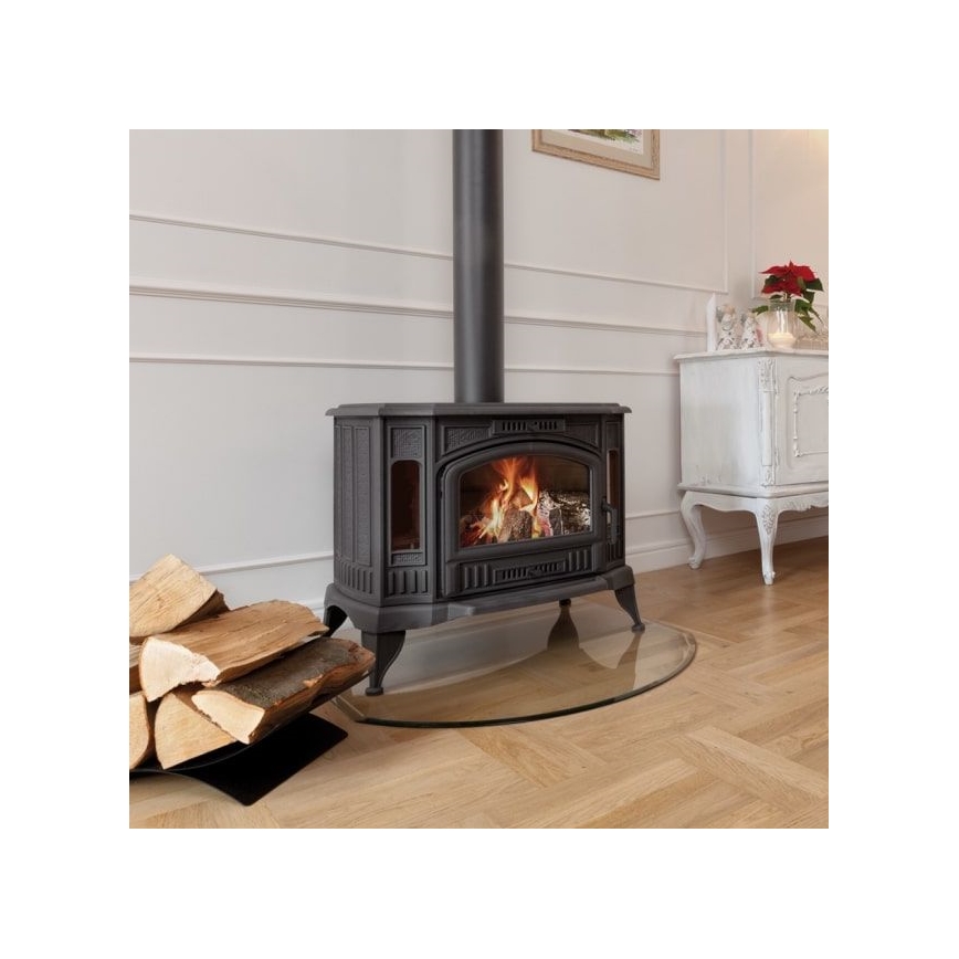 Kratki - Litoželezni kamin 10kW 130mm