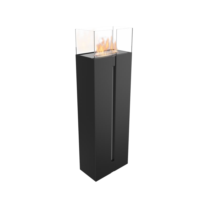 Kratki - BIO kamin 113,6x35,9 cm 2kW črna