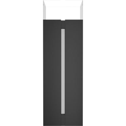 Kratki - BIO kamin 113,6x35,9 cm 2kW črna