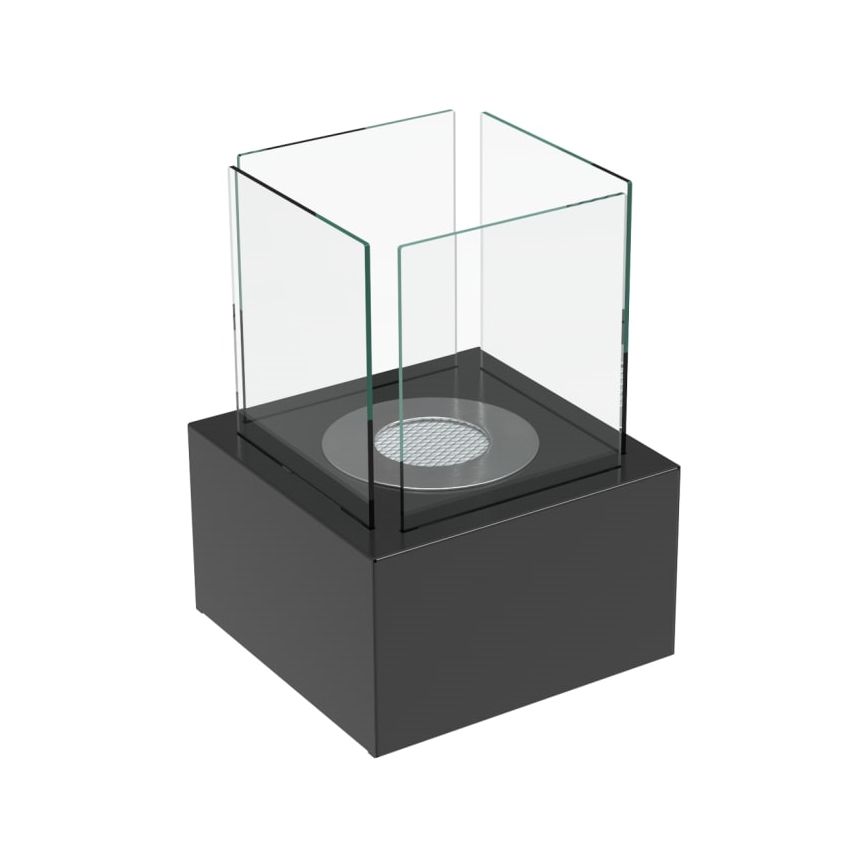 Kratki - BIO kamin 35,3x25 cm 1kW črna