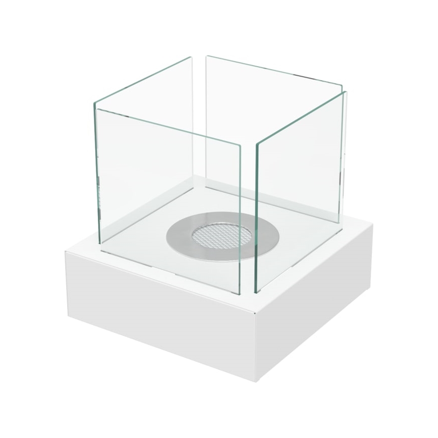 Kratki - BIO kamin 30,3x30 cm 1kW bela