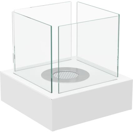 Kratki - BIO kamin 30,3x30 cm 1kW bela