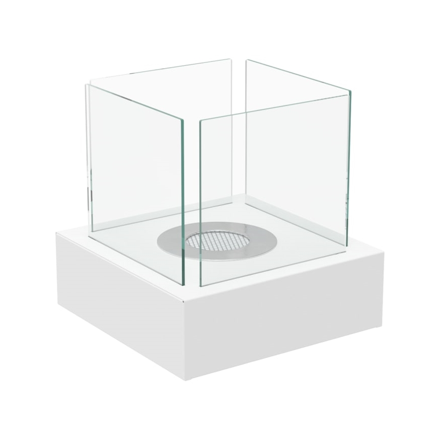 Kratki - BIO kamin 30,3x30 cm 1kW bela