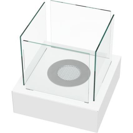Kratki - BIO kamin 30,3x30 cm 1kW bela