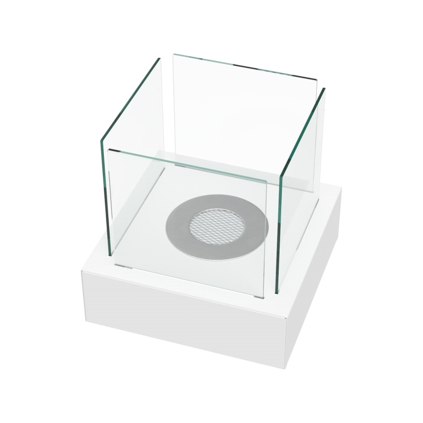 Kratki - BIO kamin 30,3x30 cm 1kW bela