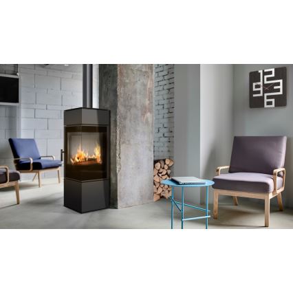 Kratki - Jekleni kamin 8kW 150mm