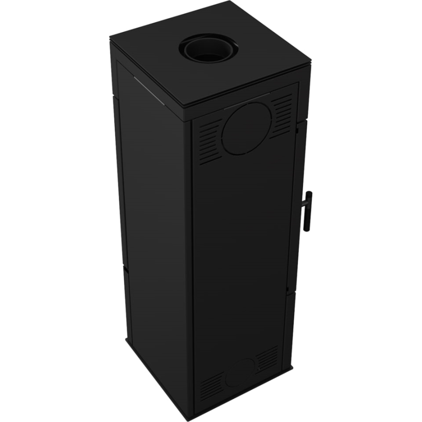 Kratki - Jekleni kamin 8kW 150mm