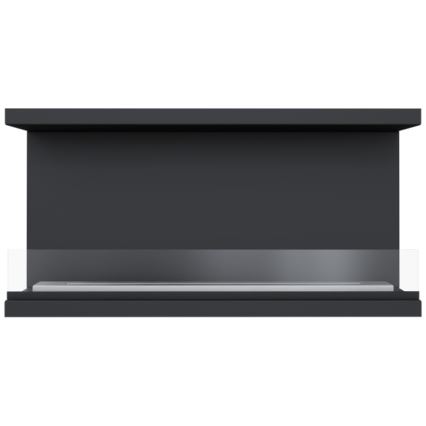 Kratki - Vgradni BIO kamin 50x100 cm 7kW črna