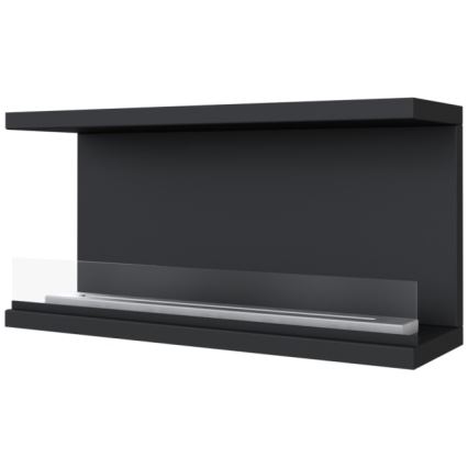 Kratki - Vgradni BIO kamin 50x100 cm 7kW črna