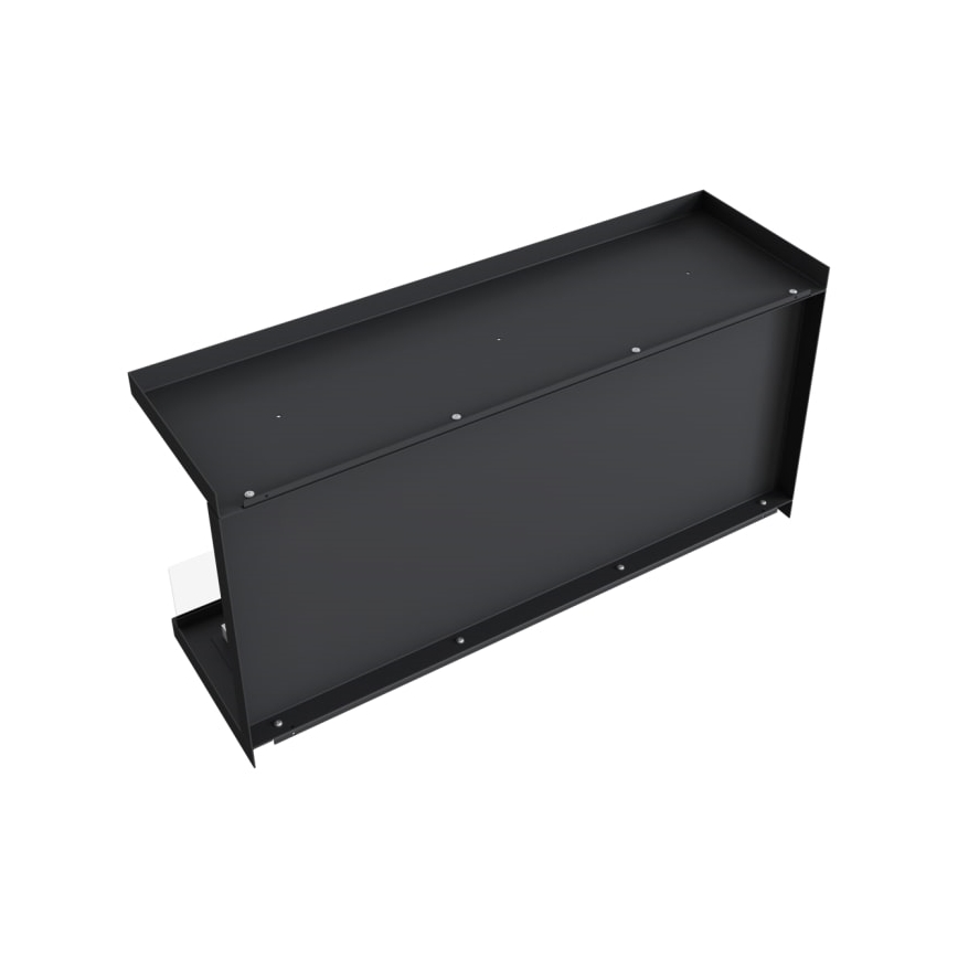 Kratki - Vgradni BIO kamin 50x100 cm 7kW črna