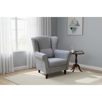 Krilasti naslanjač GALA siv