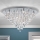 Kristalna stropna svetilka CELESTE 12xG9/40W/230V pr. 75 cm sijajni krom