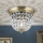 Kristalna stropna svetilka PLAFOND 1xE27/40W/230V pr. 26 cm bron