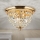 Kristalna stropna svetilka PLAFOND 3xE27/40W/230V pr. 35 cm zlata
