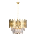 Kristalni lestenec na verigi ASPEN GOLD 6xE14/40W/230V