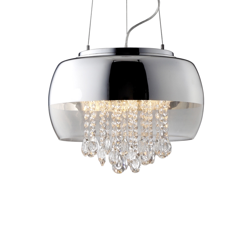 Kristalni lestenec na vrvici LUNA 1xE14/40W/230V