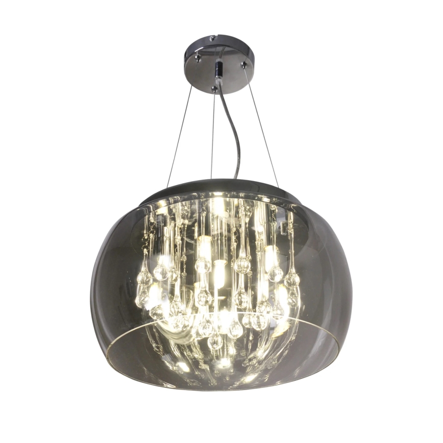 Kristalni lestenec na vrvici ROMEO 6xG9/8W/230V