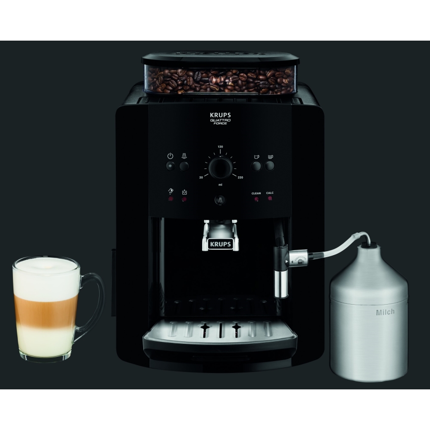 Krups - Avtomatski aparat za kavo ARABICA 1450W/230V črna