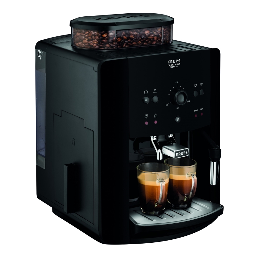 Krups - Avtomatski aparat za kavo ARABICA 1450W/230V črna