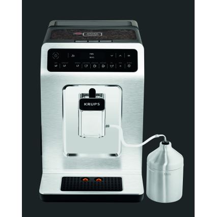 Krups - Avtomatski aparat za kavo z posodo za mleko EVIDENCE 1450W/230V bela