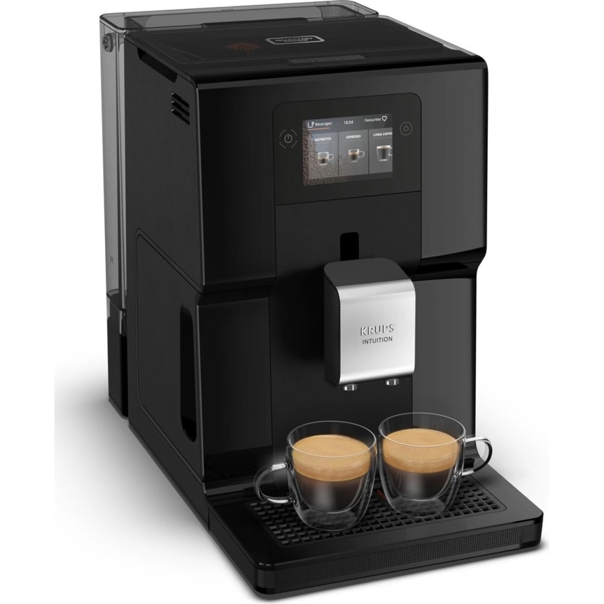 Krups - Avtomatski aparat za kavo z posodo za mleko INTUITION PREFERENCE 1450W/230V črna