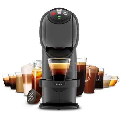 Krups - Kavni aparat na kapsule NESCAFÉ DOLCE GUSTO GENIO S 1500W antracit