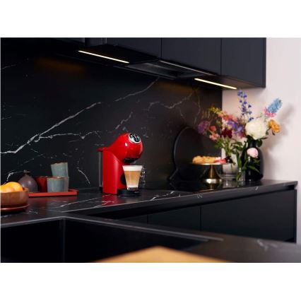 Krups - Kavni aparat na kapsule NESCAFÉ DOLCE GUSTO GENIO S PLUS 1500W rdeča