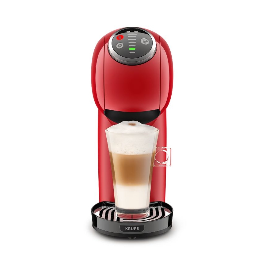 Krups - Kavni aparat na kapsule NESCAFÉ DOLCE GUSTO GENIO S PLUS 1500W rdeča